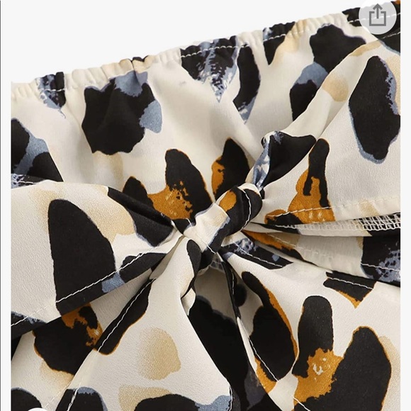 SweatyRocks Animal Print Romper - Picture 3 of 5